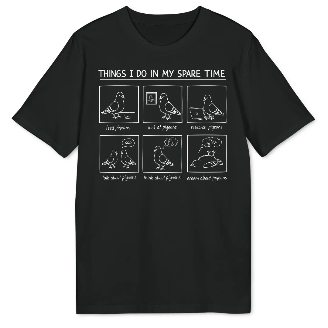 Spare Time Pigeons Bio T-Shirt - Wild Spirit