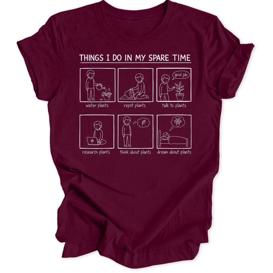Spare Time Plants Unisex T-Shirt - Wild Spirit