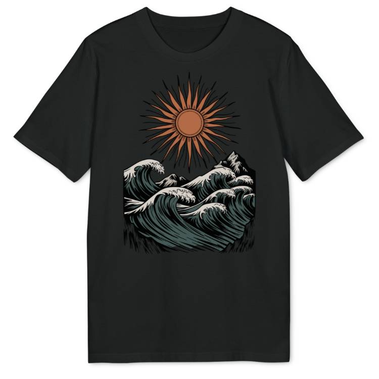 Sunny Waves Bio T-Shirt - Wild Spirit