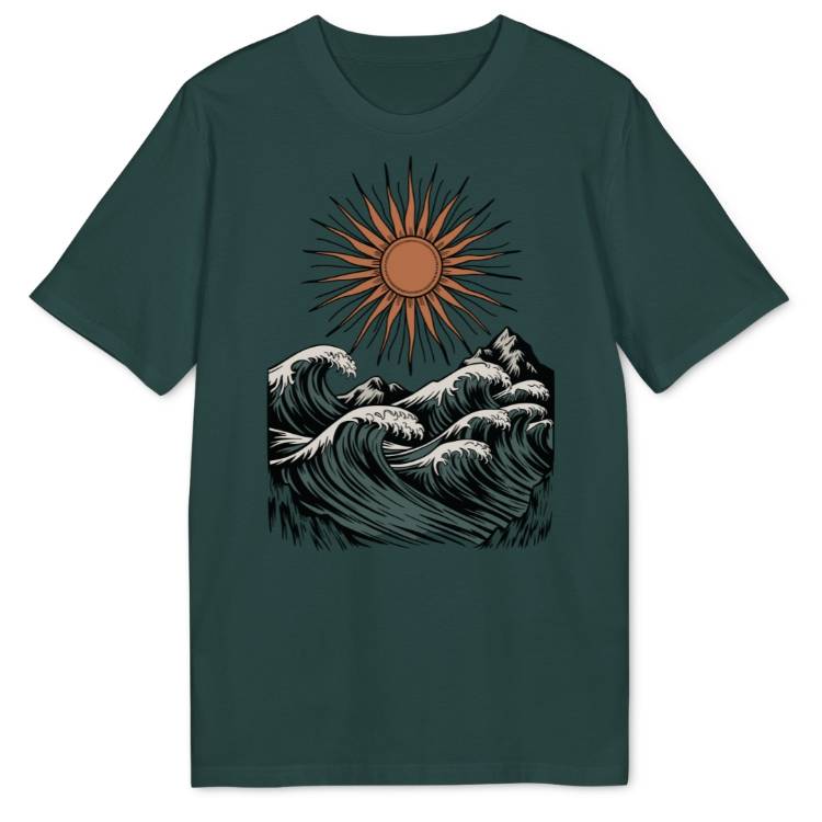 Sunny Waves Bio T-Shirt - Wild Spirit