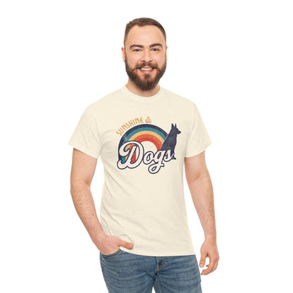 Sunshine and Dogs Graphic Unisex T-Shirt - Wild Spirit