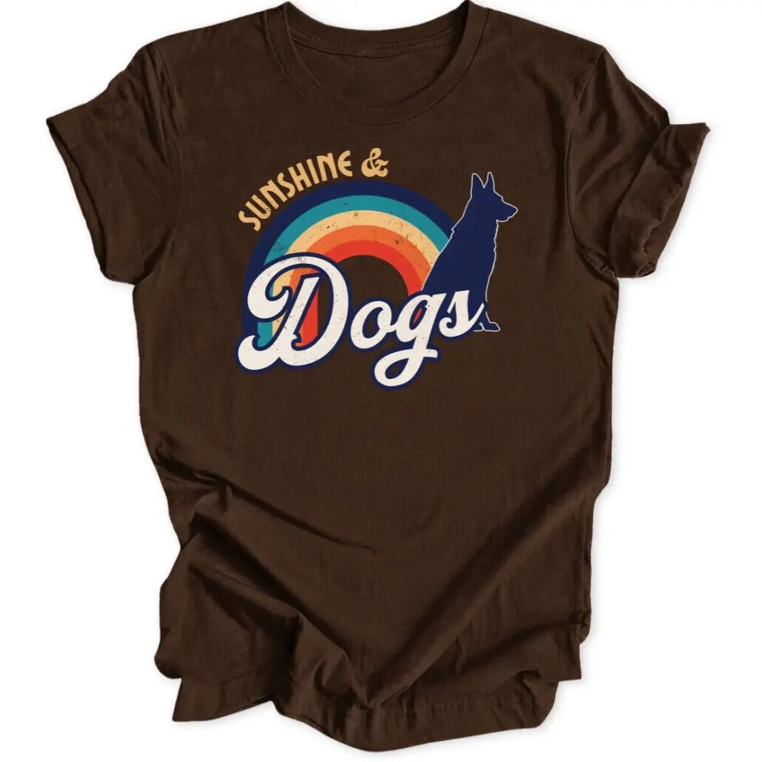 Sunshine and Dogs Graphic Unisex T-Shirt - Wild Spirit