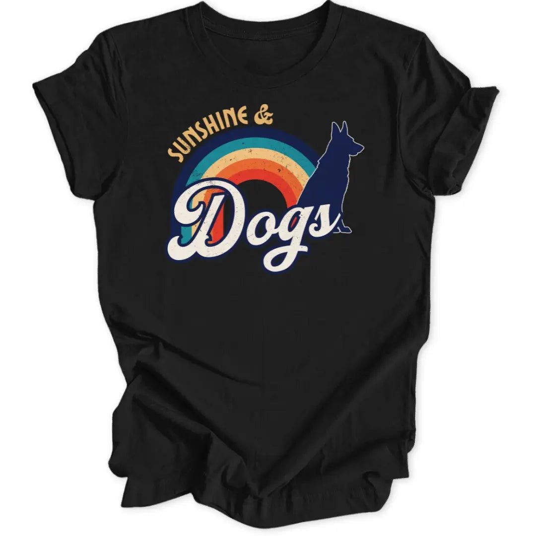 Sunshine and Dogs Graphic Unisex T-Shirt - Wild Spirit