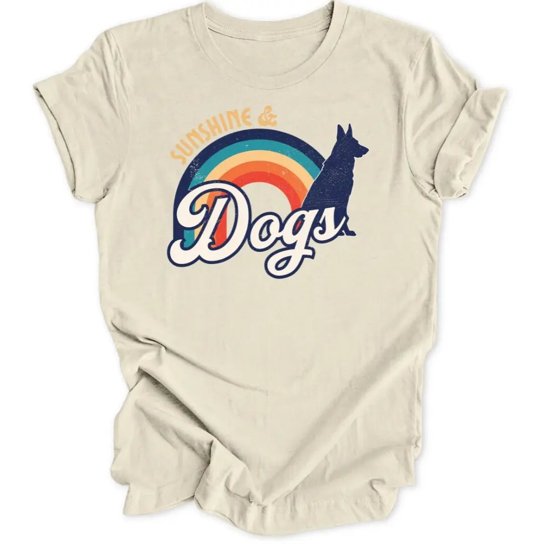 Sunshine and Dogs Graphic Unisex T-Shirt - Wild Spirit