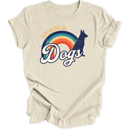 Sunshine and Dogs Graphic Unisex T-Shirt - Wild Spirit