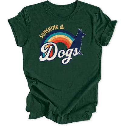 Sunshine and Dogs Graphic Unisex T-Shirt - Wild Spirit