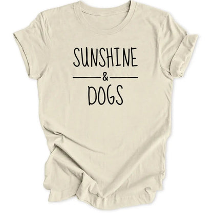 Sunshine and Dogs Unisex T-Shirt - Wild Spirit