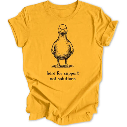 Support Duck Unisex T-Shirt - Wild Spirit