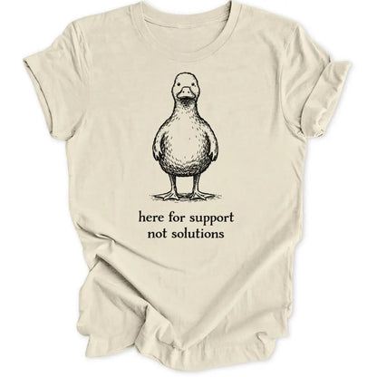 Support Duck Unisex T-Shirt - Wild Spirit