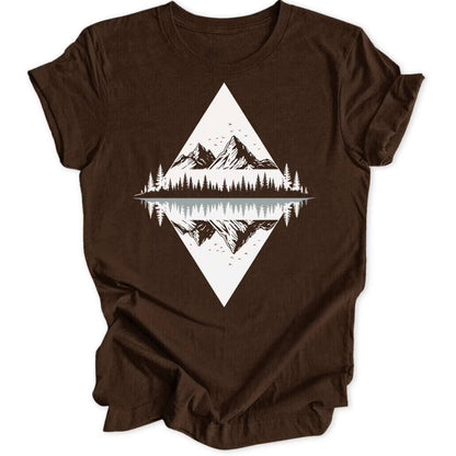 Symmetrical Mountain Unisex T-Shirt - Wild Spirit