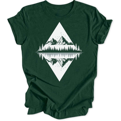 Symmetrical Mountain Unisex T-Shirt - Wild Spirit