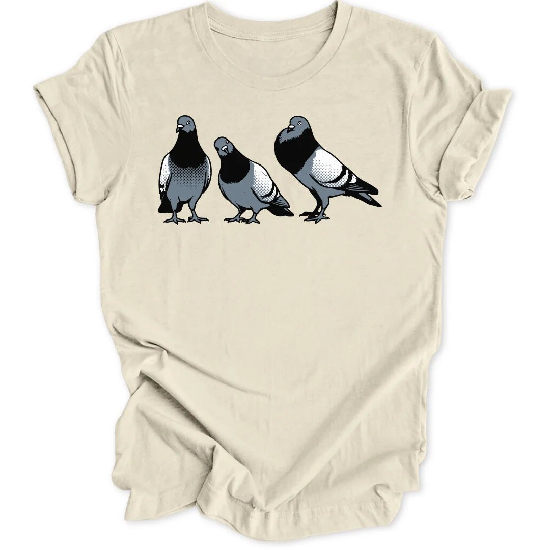 Three Pigeons Unisex T-Shirt - Wild Spirit