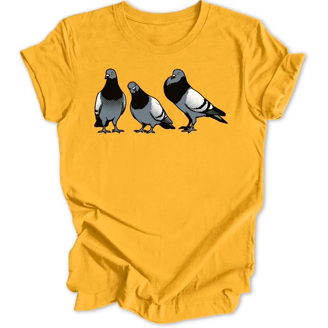Three Pigeons Unisex T-Shirt - Wild Spirit