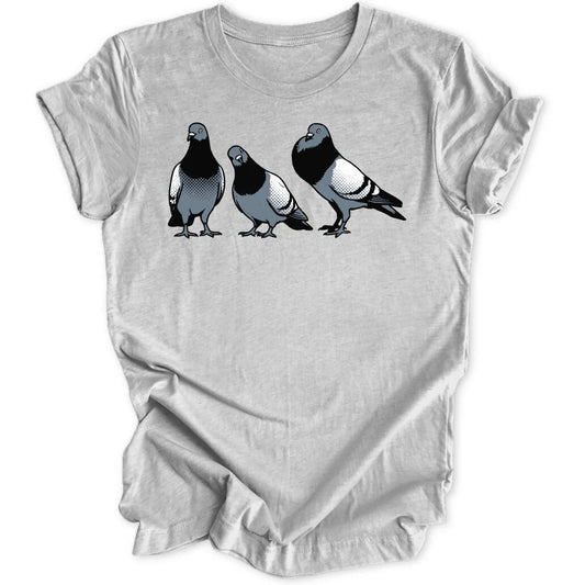 Three Pigeons Unisex T-Shirt - Wild Spirit