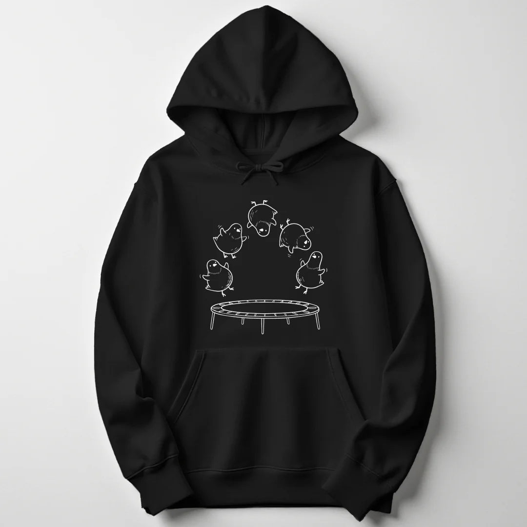 Trampoline Birds Unisex Hoodie - Wild Spirit