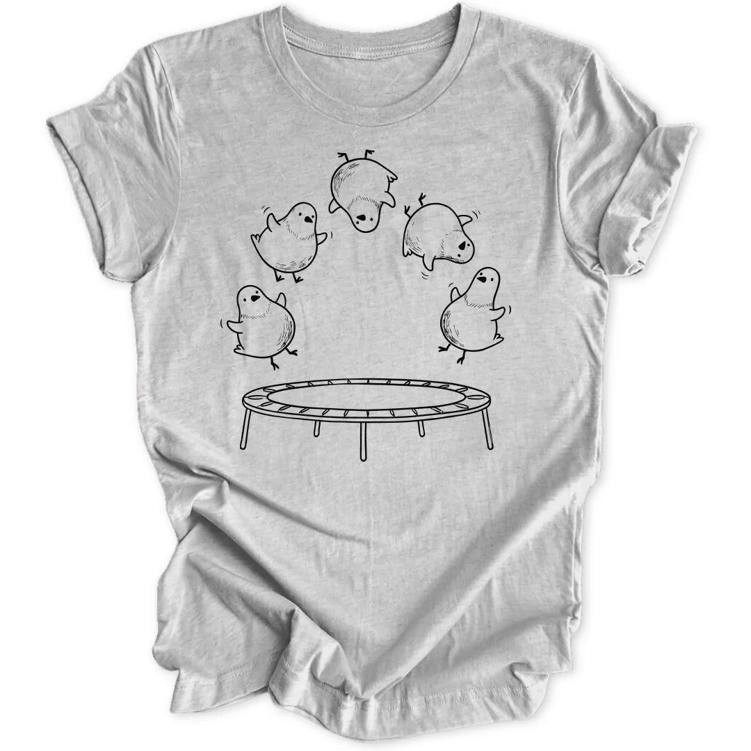 Trampoline Birds Unisex T-Shirt - Wild Spirit