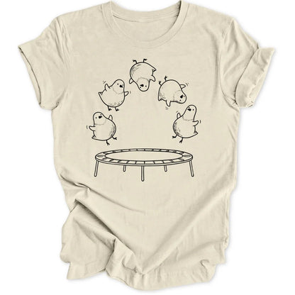 Trampoline Birds Unisex T-Shirt - Wild Spirit