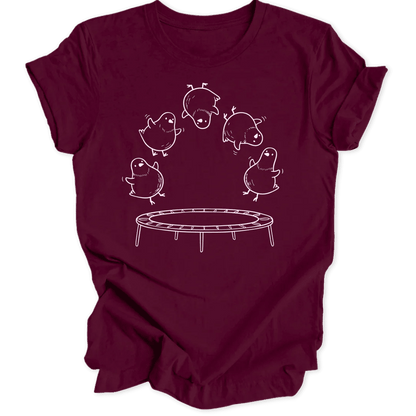 Trampoline Birds Unisex T-Shirt - Wild Spirit