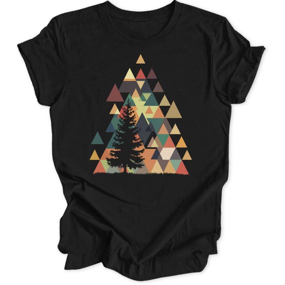 Triangularity Pine T-Shirt T-Shirt Schwarz / S