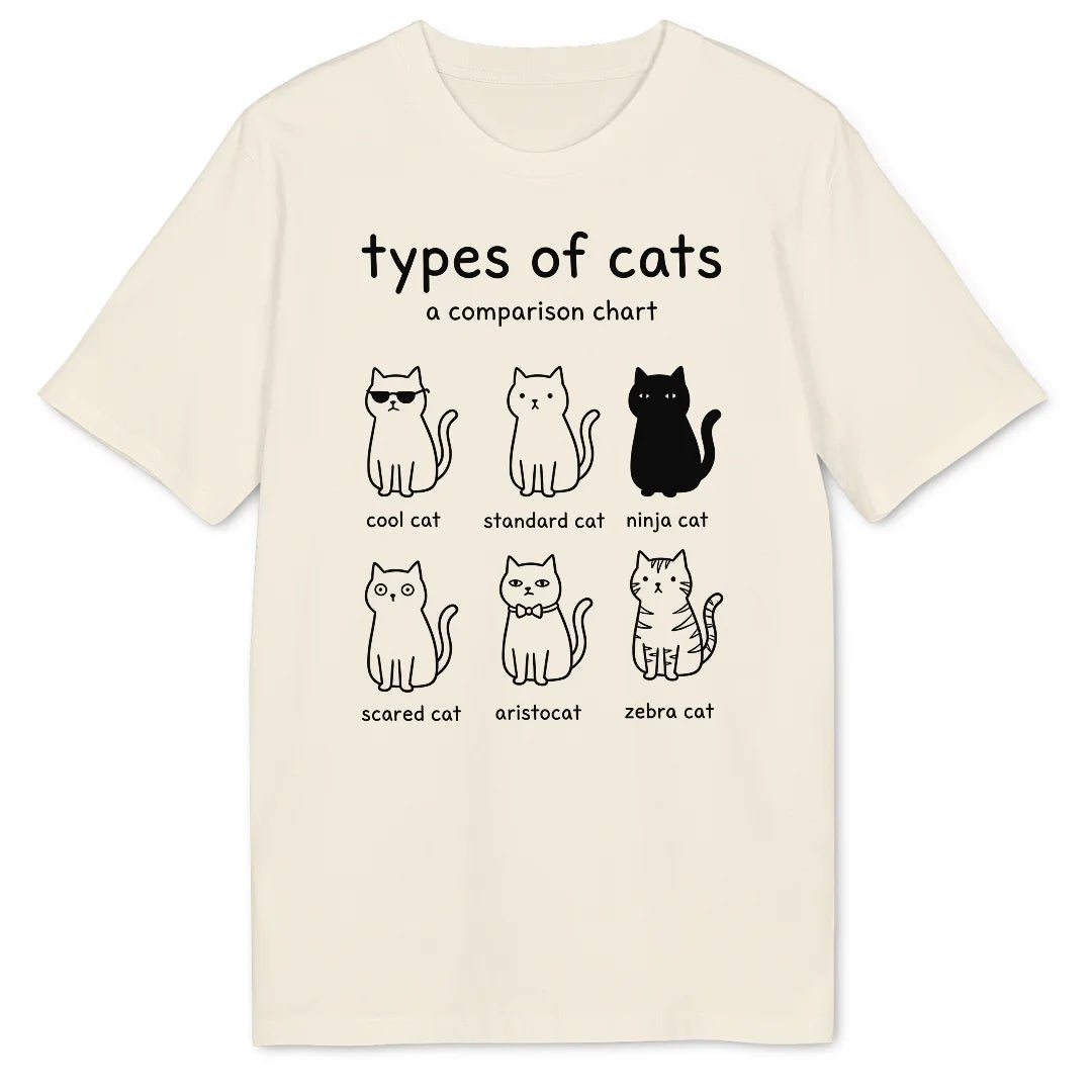 Types of Cats Bio T-Shirt - Wild Spirit