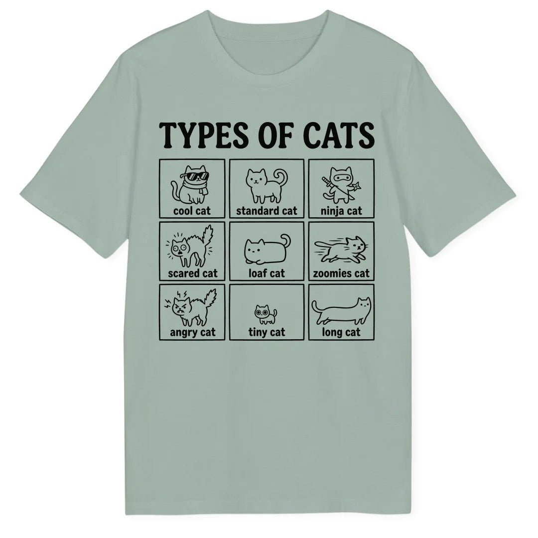 Types of Cats II Bio T-Shirt - Wild Spirit