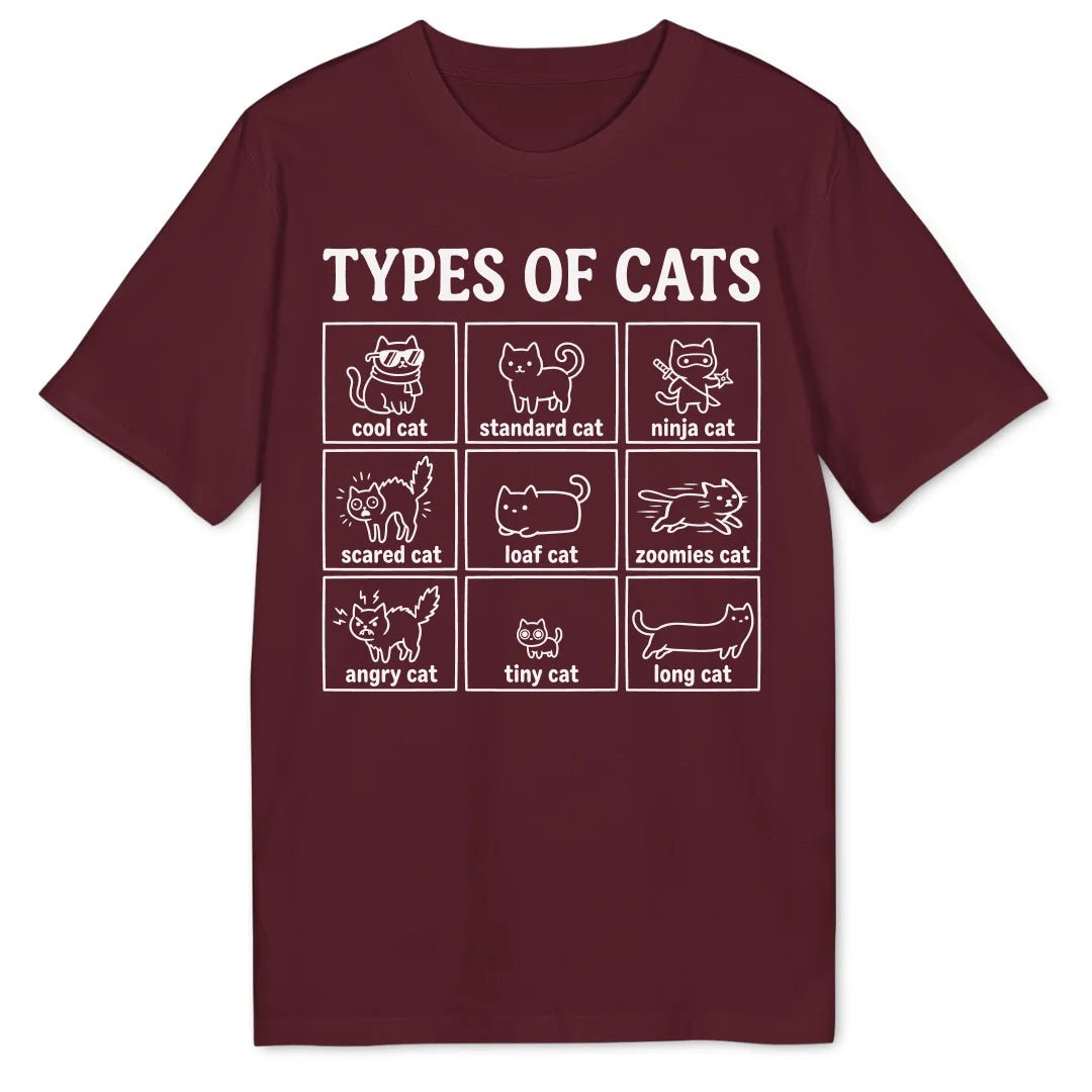 Types of Cats II Bio T-Shirt - Wild Spirit