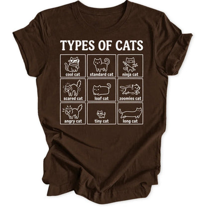 Types of Cats II Unisex T-Shirt - Wild Spirit