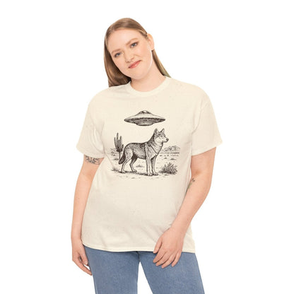 UFO Wolf Unisex T-Shirt - Wild Spirit
