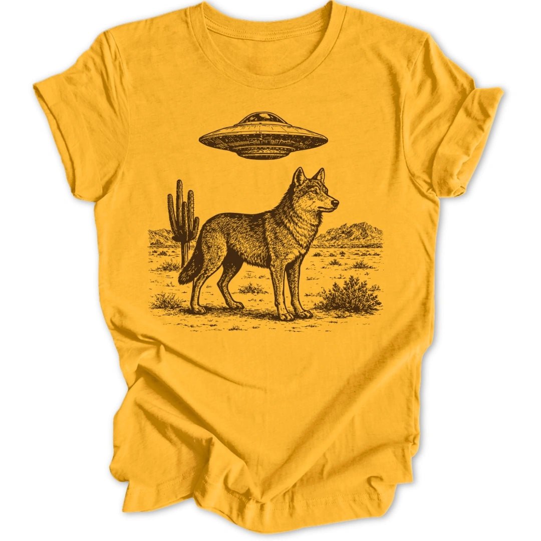 UFO Wolf Unisex T-Shirt - Wild Spirit
