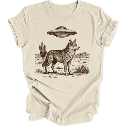 UFO Wolf Unisex T-Shirt - Wild Spirit