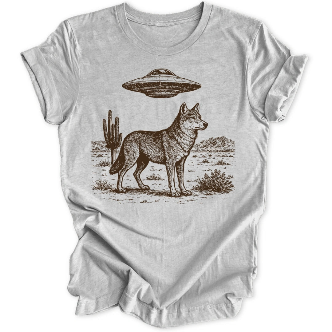UFO Wolf Unisex T-Shirt - Wild Spirit