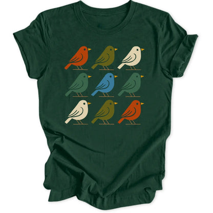 Vintage Birds Unisex T-Shirt - Wild Spirit