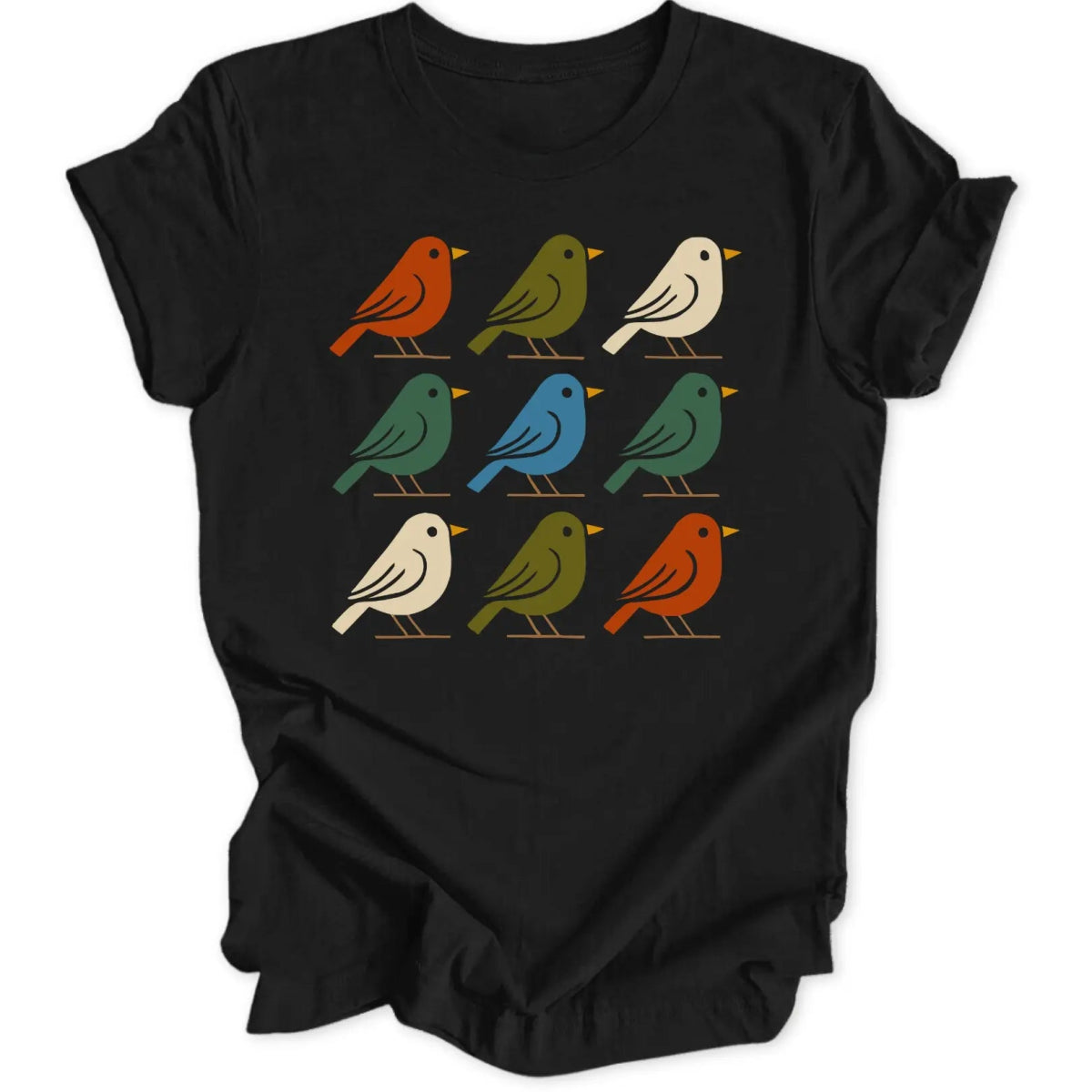 Vintage Birds Unisex T-Shirt - Wild Spirit