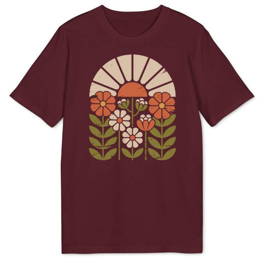 Vintage Blumen Bio T-Shirt - Wild Spirit