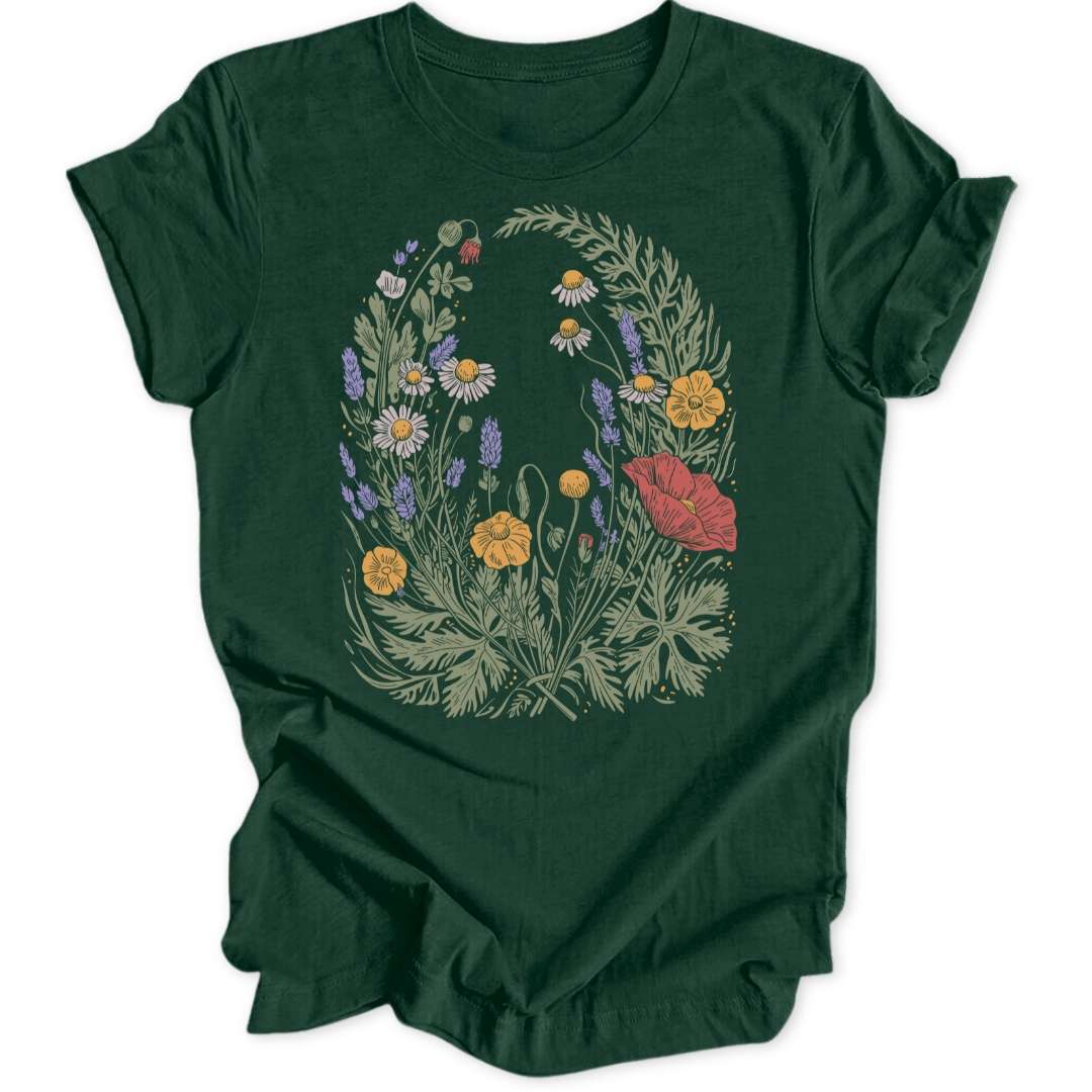 Vintage Flowers Unisex T-Shirt - Wild Spirit