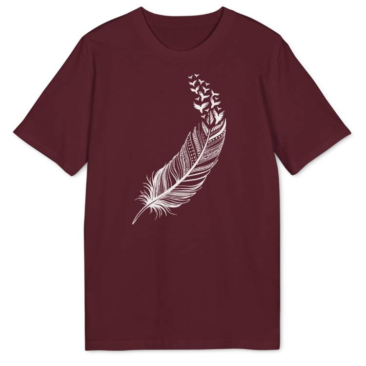 Vogelfeder Bio T-Shirt - Wild Spirit
