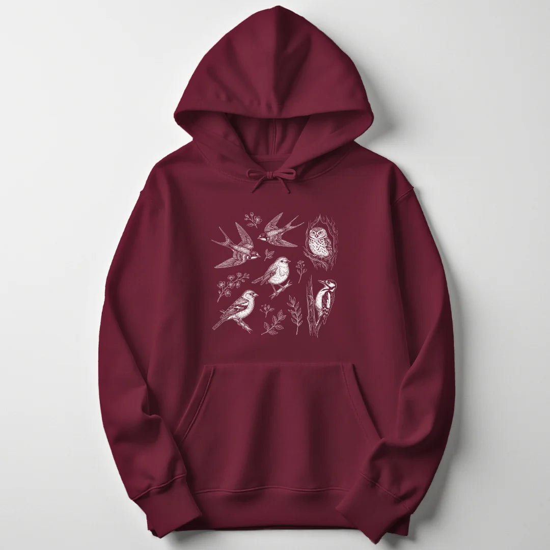 Vogelflora Unisex Hoodie - Wild Spirit