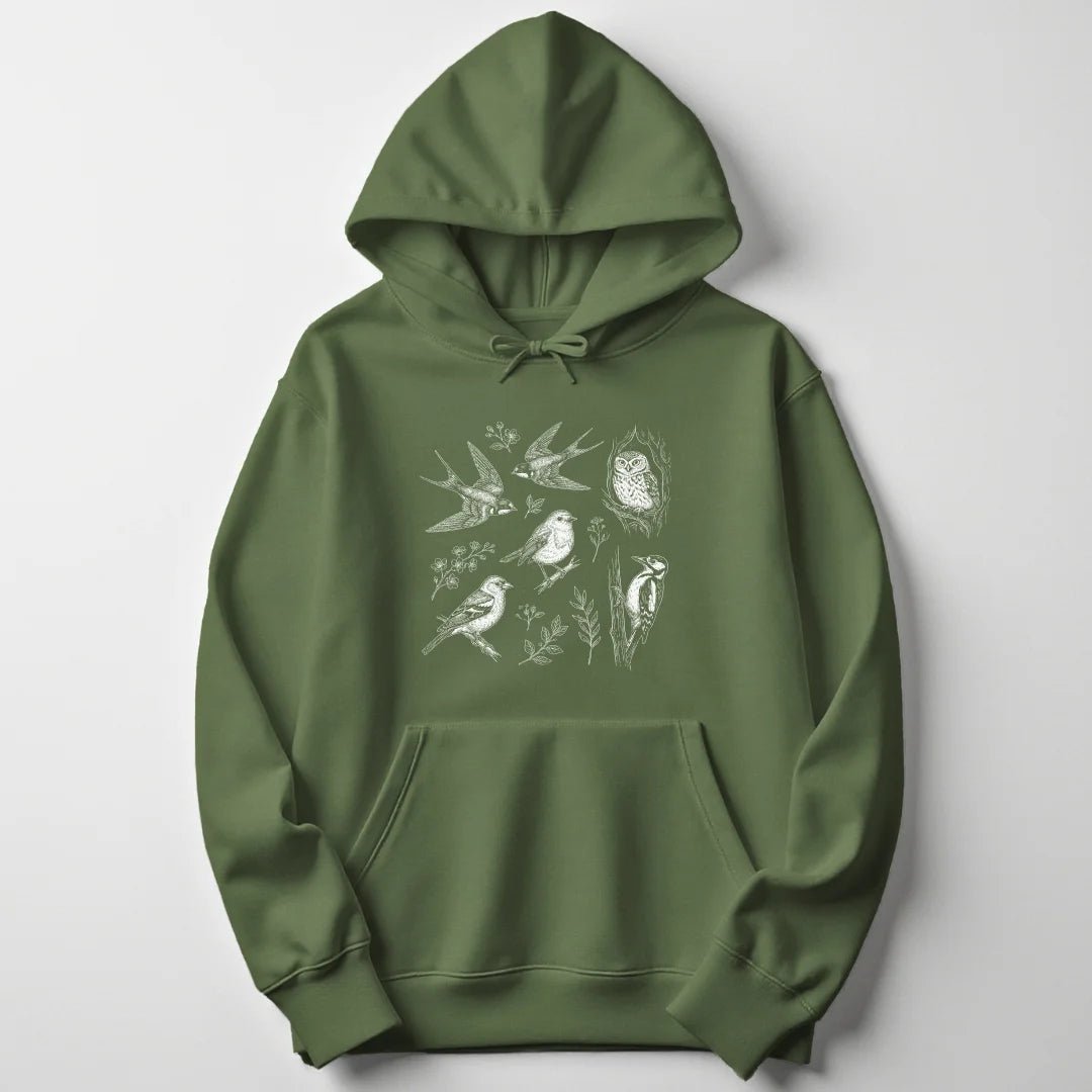 Vogelflora Unisex Hoodie - Wild Spirit