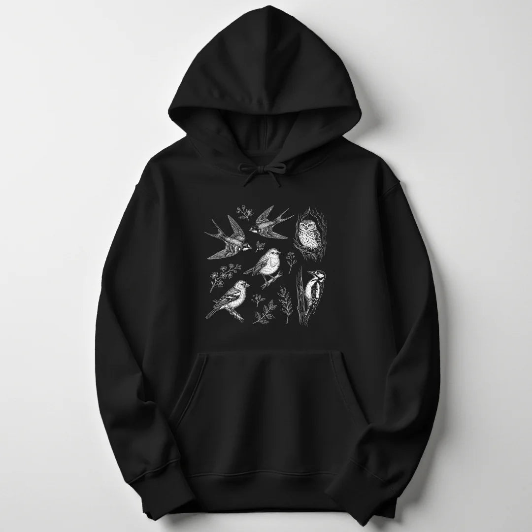 Vogelflora Unisex Hoodie - Wild Spirit