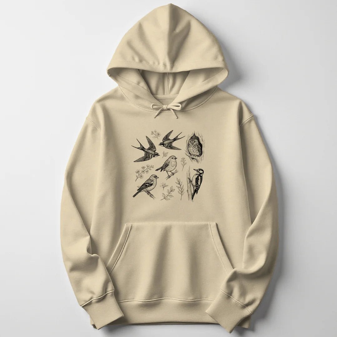 Vogelflora Unisex Hoodie - Wild Spirit