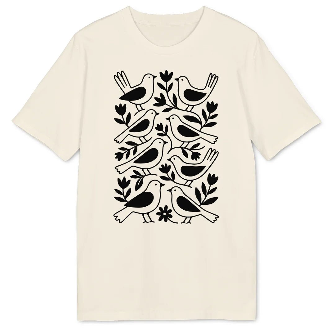 Vogeltapete Bio T-Shirt - Wild Spirit