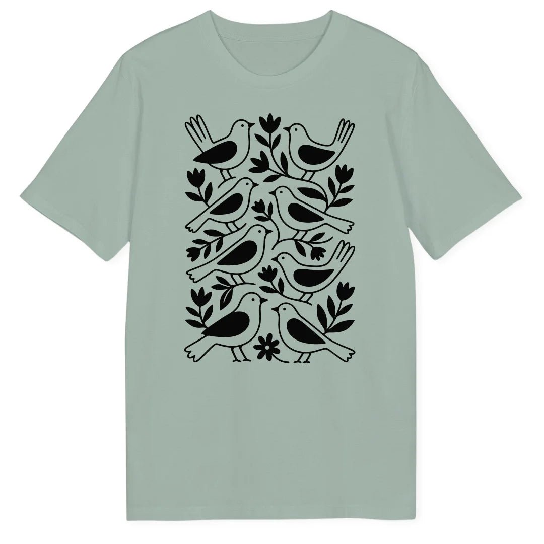 Vogeltapete Bio T-Shirt - Wild Spirit