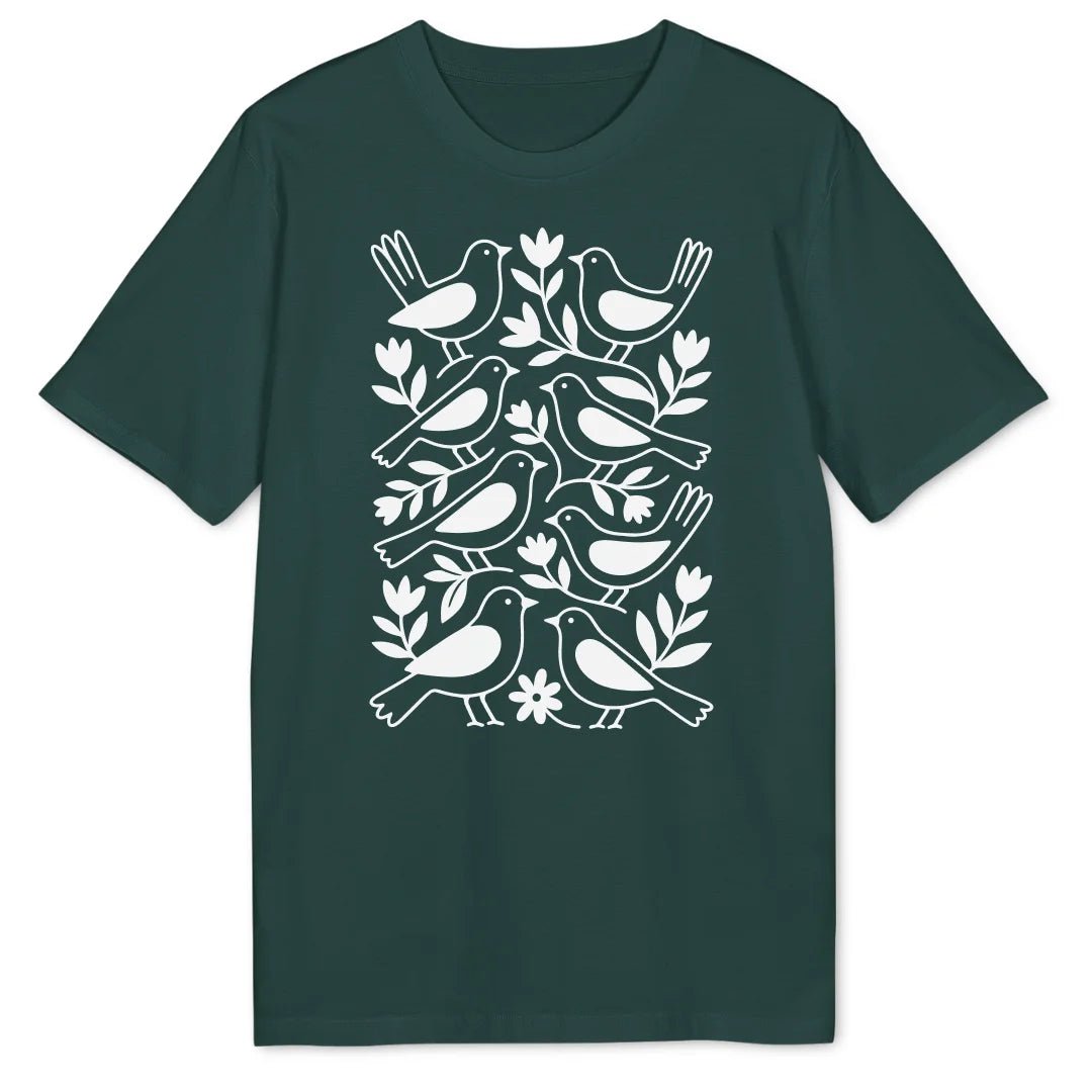 Vogeltapete Bio T-Shirt - Wild Spirit