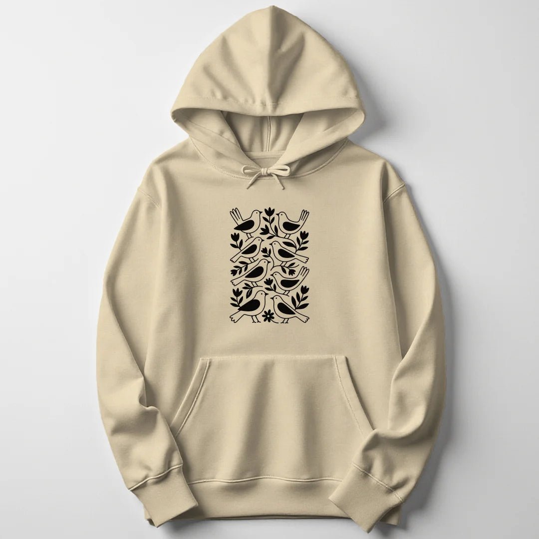 Vogeltapete Unisex Hoodie - Wild Spirit