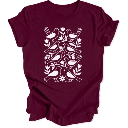 Vogeltapete Unisex T-Shirt - Wild Spirit