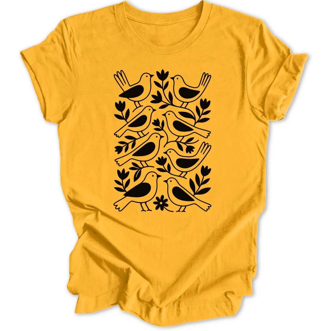 Vogeltapete Unisex T-Shirt - Wild Spirit