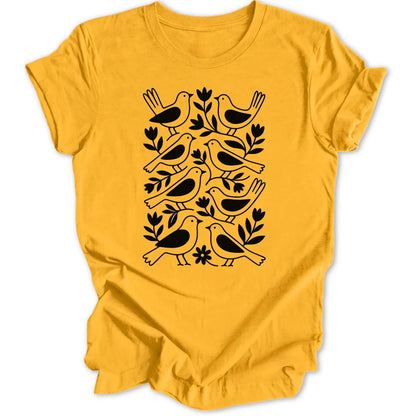 Vogeltapete Unisex T-Shirt - Wild Spirit