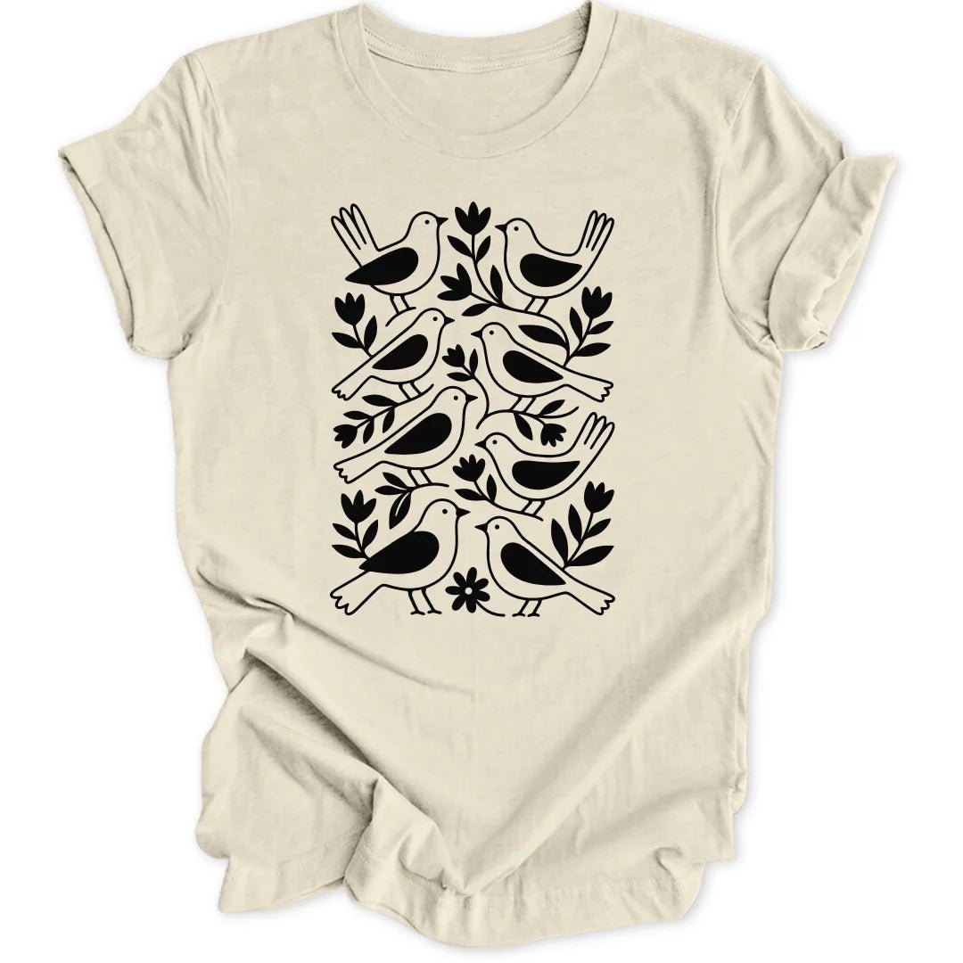 Vogeltapete Unisex T-Shirt - Wild Spirit