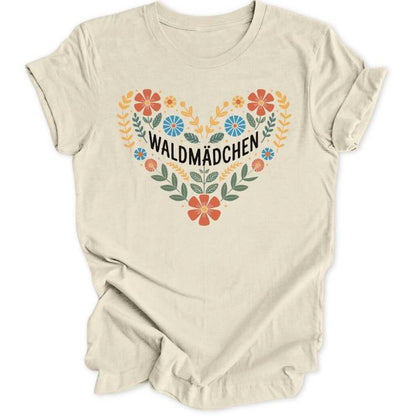 Waldmädchen Herz Unisex T-Shirt - Wild Spirit