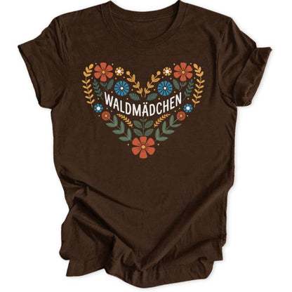 Waldmädchen Herz Unisex T-Shirt - Wild Spirit